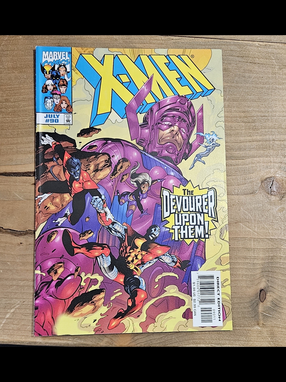 X MEN 90 Magneto Wolverine Nightcrawler Gambit Vol 2 Marvel 2000 Raw 9.6-9.8